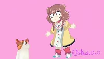 Korone and PopCat UwU