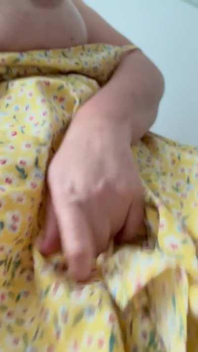 I was told you should never wear panties under a sundress 😜