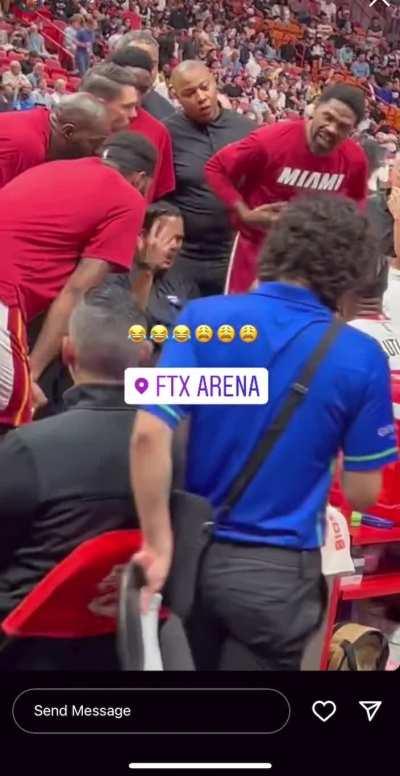 Haslem telling Butler 