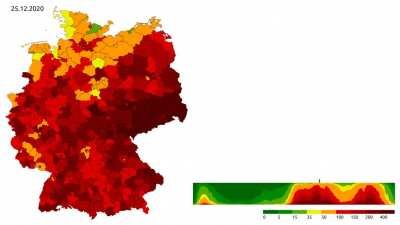 Verlauf der COVID-19-Pandemie in Deutschland bis 16.6.21