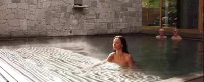 Romanian beauty Mădălina Diana Ghenea in Youth (with Caine and Keitel). 2015