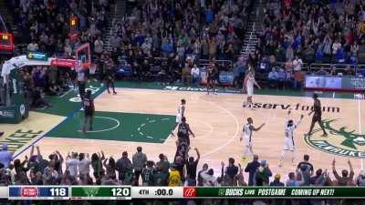 [Highlight] Jae Crowder pokes the ball away and the Bucks win!