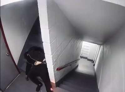 Man sets crackhead on fire because he was fed up with him always sleeping there