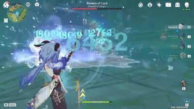 F2P DPS Ganyu dmg showcase