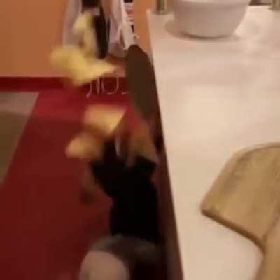 floor pizza for everyone