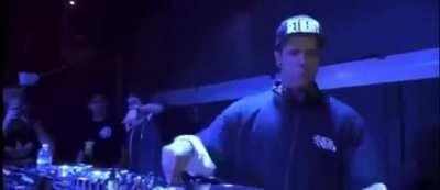 When you're a DJ but you also love to play Runescape