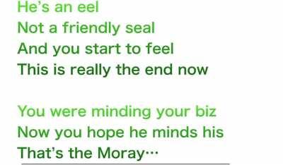 That’s a Moray (Full song)