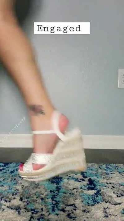 Single to Married #shoesChallenge