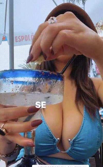 âMmm, tasty. So, as you were saying about staring at my chest...â