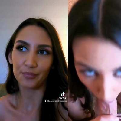 Natalia Nix shows us her ASMR speaking voice and a blowjob