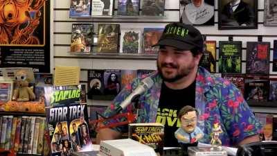 Mike making fun of James