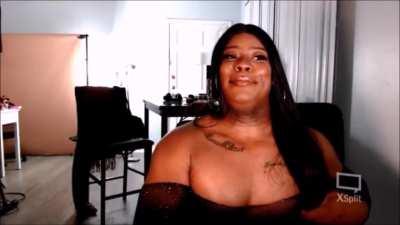 Dominant thick well-built ebony tgirl from Texas