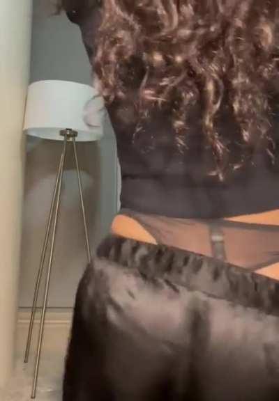 this babe has to dance in secret... what do you think?