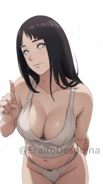 Hinata shaking her money trees!