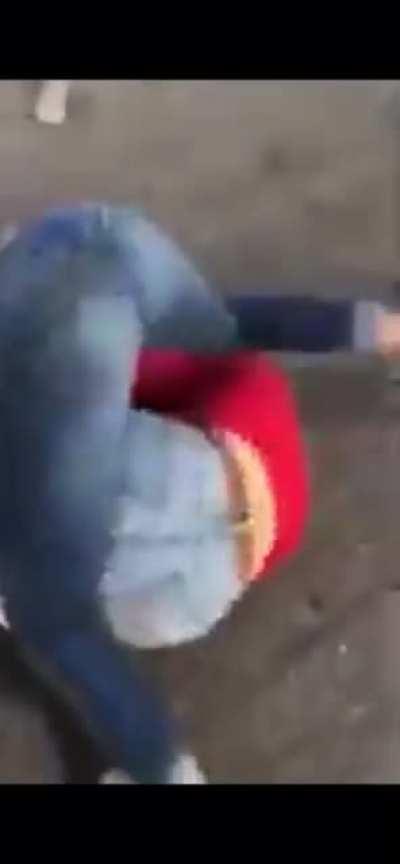 Girl Won Even After Getting Jumped Multiple Times