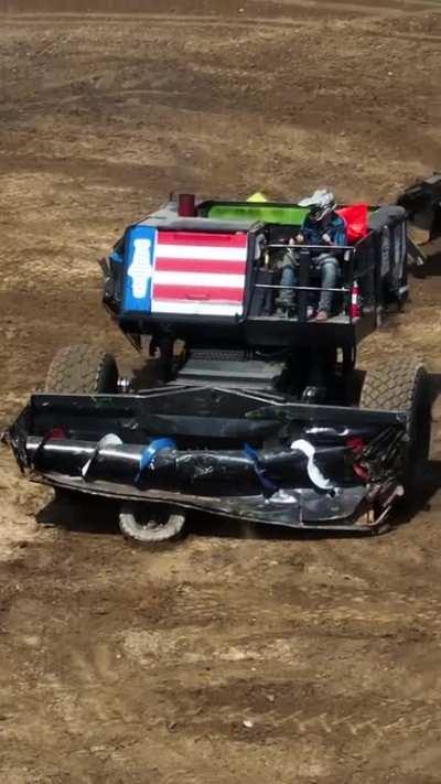 The most unnecessarily opulent hillbilly shit I have ever seen: combine demolition derby in Linda Washington