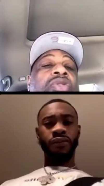 Rooga daddy and OTF Jmane argue on live. Ts funny asl