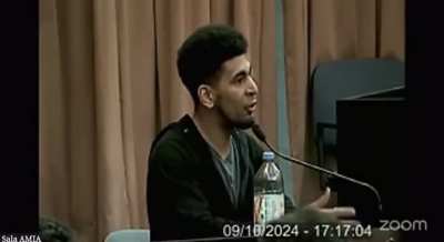 El negro Almeida declarando en la causa del atentado a Cristina. Se ríe la jueza cuando cuenta el chiste por el que está en la causa. 🤣