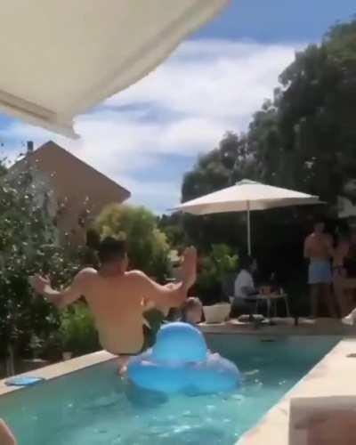 HMB while I jump into the pool