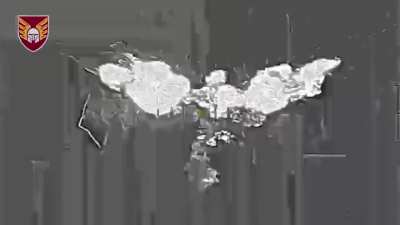 NSFW: Ukrainian 46th Airmobile Brigade hit Russian soldiers, infantry positions, a ground drone and other enemy equipment. Khurakove direction. March 2025