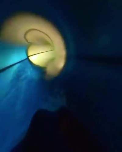 This hypnotizing water slide
