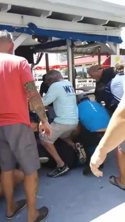 I don't think this went the way he planned. Absolute human garbage.Nokomis, FL