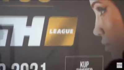 Kickboxer almost Knocked Out during press Conference