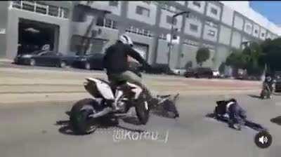 Idiots on bikes