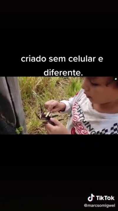 Como seriam as crianças criadas sem celular?