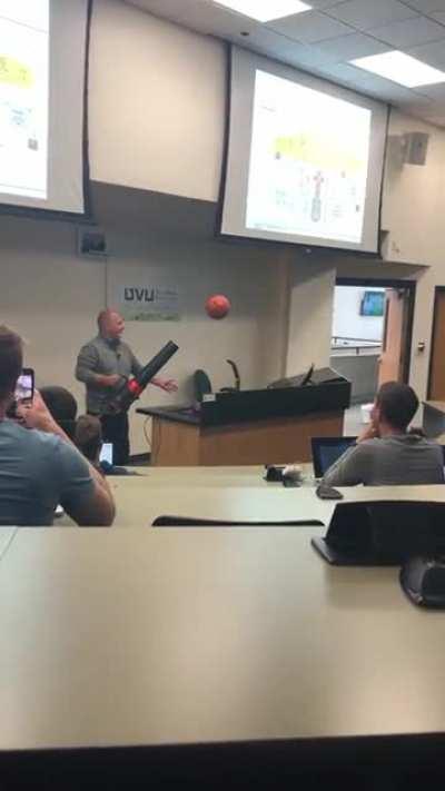 Not technically magic but cool prof nonetheless.