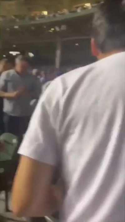 40 years she never caught the ball never got the one. Here comes through stranger