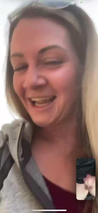 Cute MILF neglects my bros football practice to watch me beat my meat on facetime