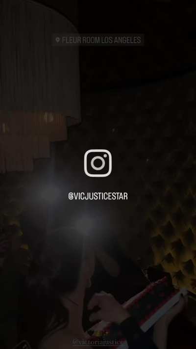 Vic is adorable here: