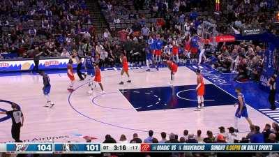 [Highlight] Isaiah Joe saves the broken possession in overtime, marking his 10th point in just 6 minutes of play