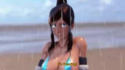 Korra Disappointed Trip To Beach (Crisisbeat) [Avatar: Legend of Korra]