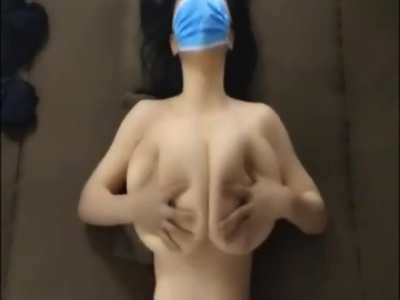 Asian BBW Busty Wife Jiggle Fuck