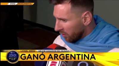 Messi era contestarle, no humillarlo.