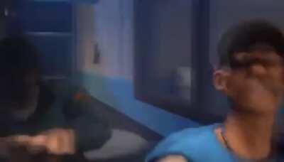 Evil g*amer interrupts lovely young fellow who is singing