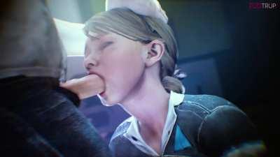 Kara face-fucked (Fugtrup, zombod) [Detroit: Become Human]