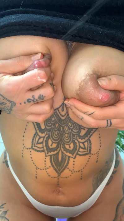 Say hi to mommys nipples