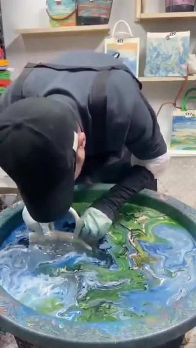 Landscape aquagraphics