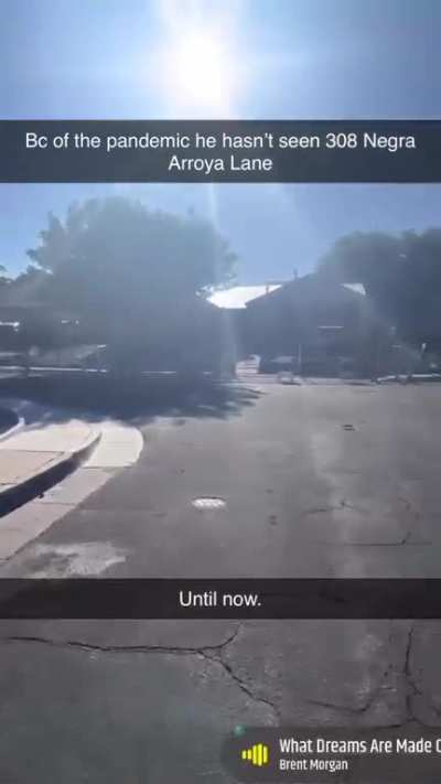 He finally visited the Happiest Place on Earth