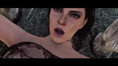 Visiting The Stables - Double Horse Action (Skyrim) (CHRS)