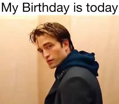My birthday is today