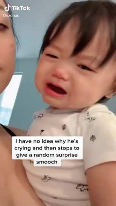 Confusing but cute baby