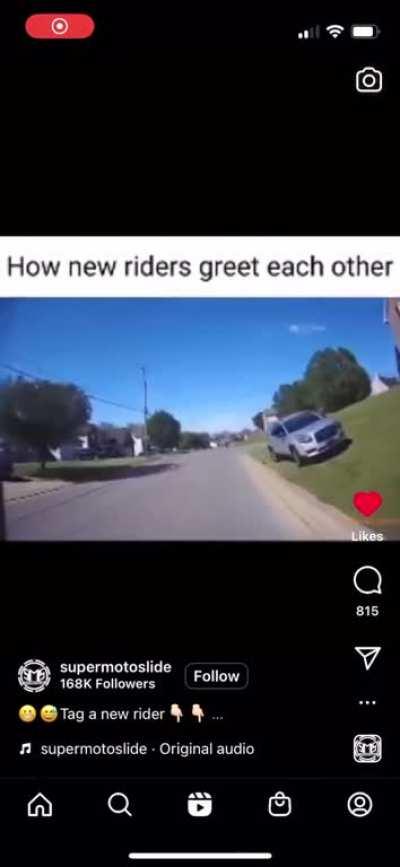 ATGATT riders spotted in the wild.