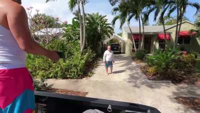 Rabbi confronts men distributing racist Pro-Palestine flyers