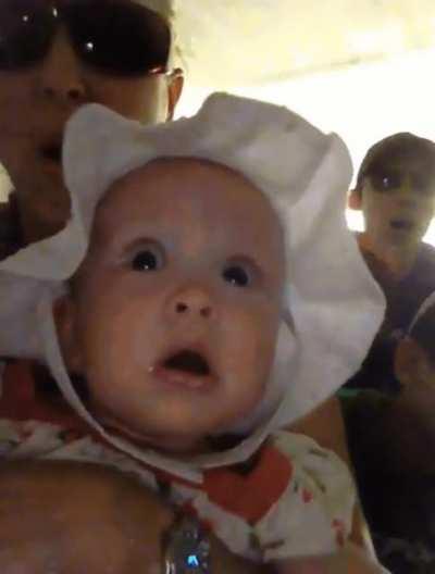 First time going through a tunnel