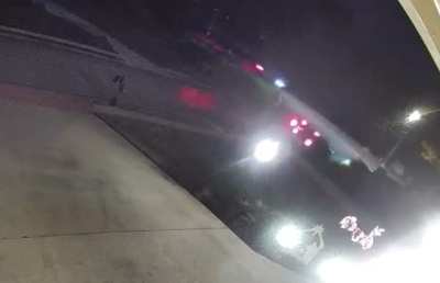 Guy run down in front of my friends house