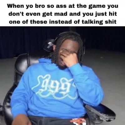 And then mf passed the bad vibes and now I'm screwed too